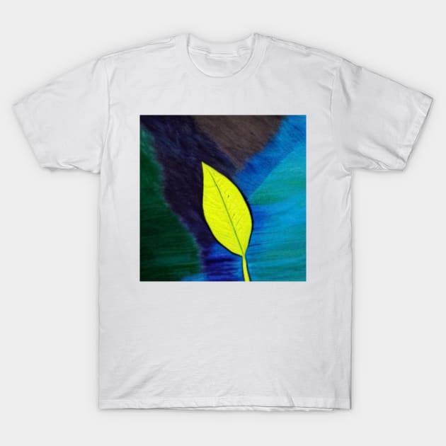 Leaf Art T-Shirt by JequiPrint